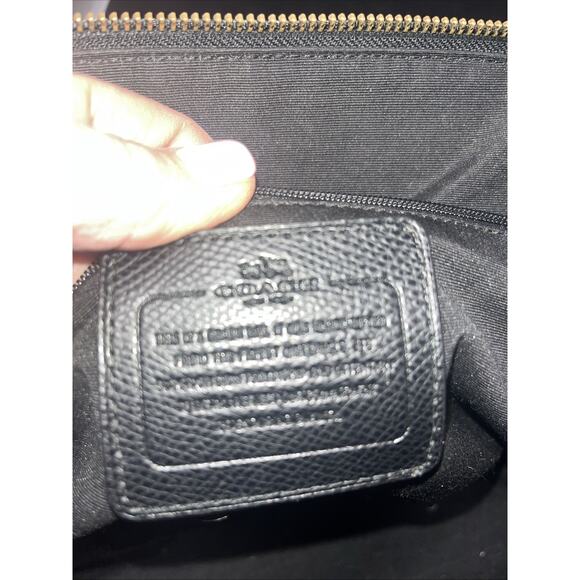 Coach AVA CROSSGRAIN 87401 Black Bag Tote Handbag EUC - Picture 13 of 15